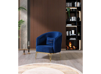 Salon Fauteuil 1 Place Canapé Rembourrage Luxe Textile Nouveau Design