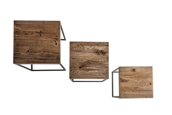 Ensemble de 3 tables basses Table basse Table d'appoint Tables de design Table de salon