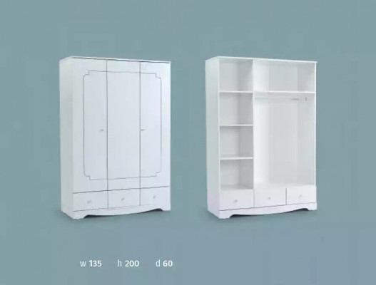 Armoire Armoire Meubles Chambre Armoires Bois Blanc Meubles loft