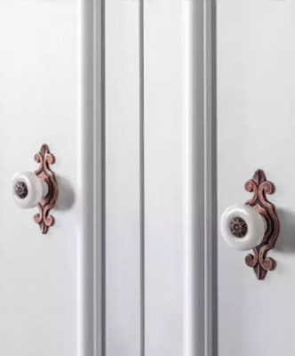 Armoire Armoire Mobilier Chambre Armoires Bois Grenier Ameublement Blanc