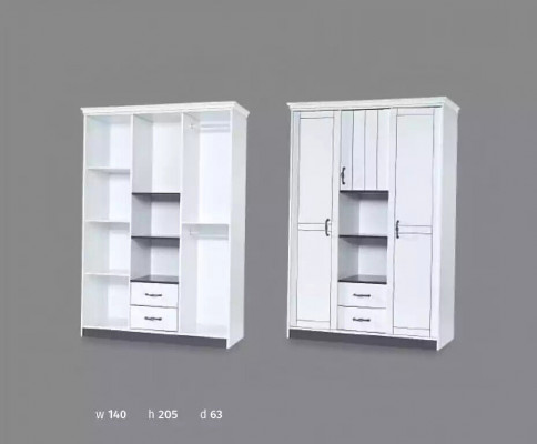 Landhfrom Mobilier Chambre Armoire Armoire Armoires Blanches 140cm