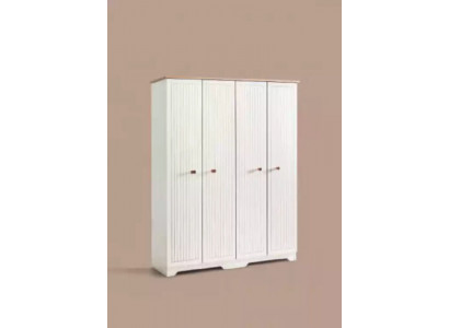 Meubles classiques Armoires étagères Armoire Chambre en bois 160cm de luxe