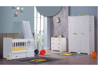 Armoire Armoires en bois blanc Meubles de chambre d'enfants design Meubles de chambre d'enfants