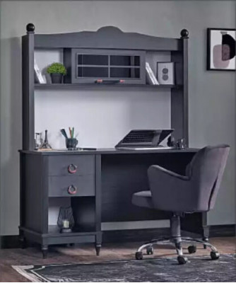Bureau Secrétaire Table 130x60x163 Bureaux Tables Meubles Bois Ordinateur