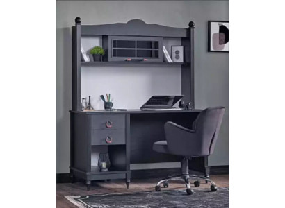 Bureau Secrétaire Table 130x60x163 Bureaux Tables Meubles Bois Ordinateur