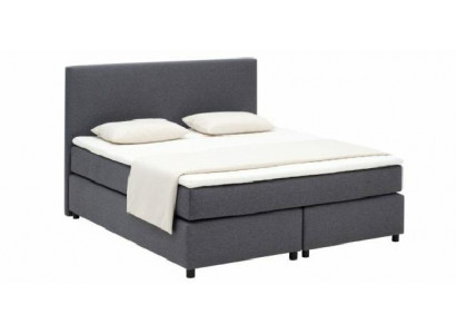 Lits Continental Boxspring Lits Rembourrage Haut Double Cuir Textile Lit