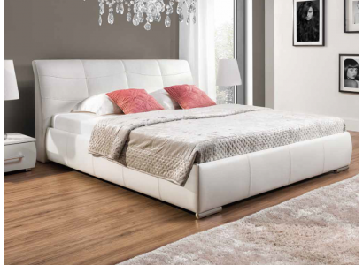 Lit rembourré Lits Lit Rembourrage Cuir Textile Designer Hotel Double Luxe