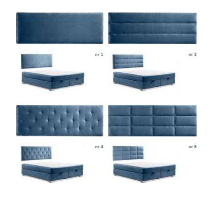 Chambre lit Cadre de lit Hôtel Chesterfield Luxe Lits Boxspring Lit