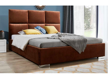 Lits de design Luxe Velours Velours Lit Hôtel Double neuf XXL