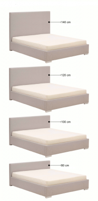 Lit double Lits Designer Rembourrage Lit Chambre Lit de mariage Lit en cuir