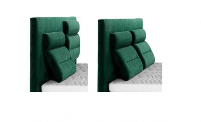 Lit de designer Chambre Lits Textile Cuir Hôtel de luxe Rembourrage Velours