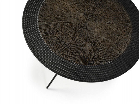 Tables basses Tables d'appoint Salon Moderne Luxe Marron 2 pièces.