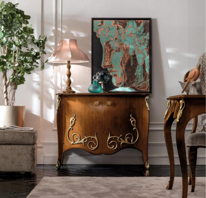Commode Armoires en bois Buffet Meubles Commode de luxe Buffet Armoire Italie
