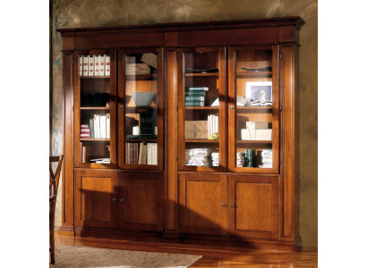 Salon Armoire Étagère Bibliothèque Bois Armoire de bureau Armoires Vitrine Italie