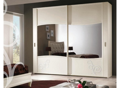 Armoire de luxe avec portes coulissantes, armoires de chambre en bois design