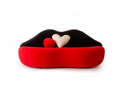Lit de luxe rouge Canapé 3 places Meubles design Canapés Salon Canapés