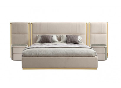 Lits de design de luxe Chambre à coucher Lit Palast Hôtel Lit double neuf