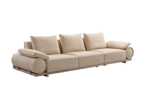 Sofas rembourrés de salon Canapé moderne trois places 4 places. Canapé Luxe Meubles rembourrés