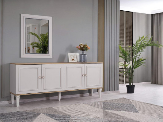 Mobilier de salle à manger Ensemble de salle à manger Salle à manger Table de salle à manger Chaises Bois Gris Ensemble 9 pièces