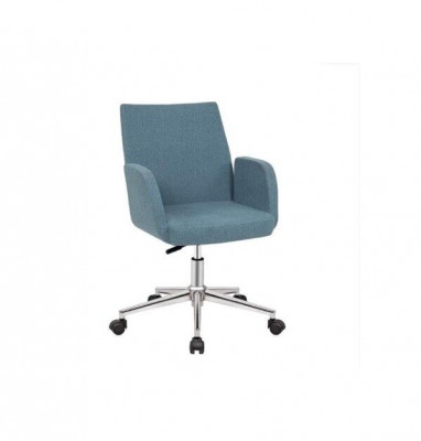 Chaise de bureau bleue, chaise pivotante de bureau design, chaise de direction de luxe nouvellement设计ée
