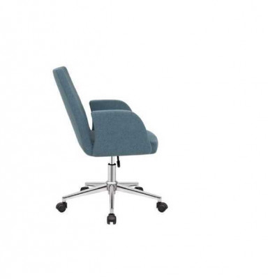 Chaise de bureau bleue, chaise pivotante de bureau design, chaise de direction de luxe nouvellement设计ée