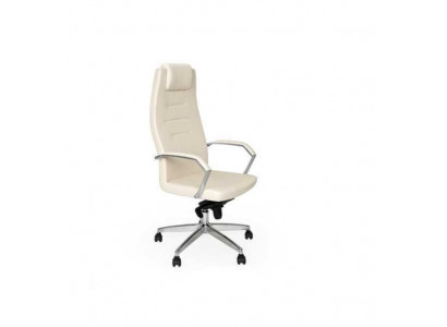 Fauteuil blanc Chaise de designer Chaises de bureau Fauteuil pivotant Fauteuil de direction Fauteuil individuel
