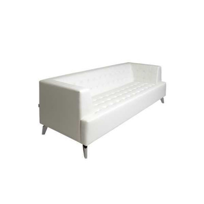 Canapé de luxe blanc 2 places Moderne 2 places Club Sofa Lounge Couch nouveau