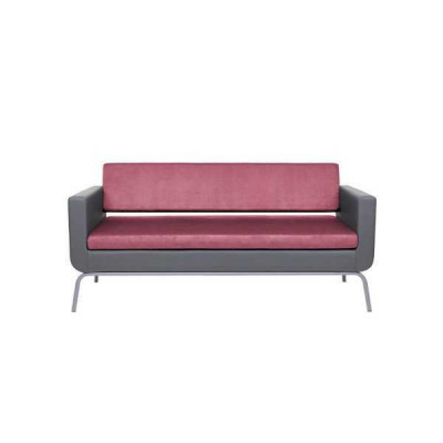 Gris-Rose Canapé de luxe 3 places de haute qualité avec un revêtement de designer