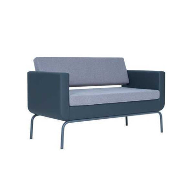 Canapé rembourré gris Designer 3 places Imitation cuir 3 places Canapé Moderne nouveau