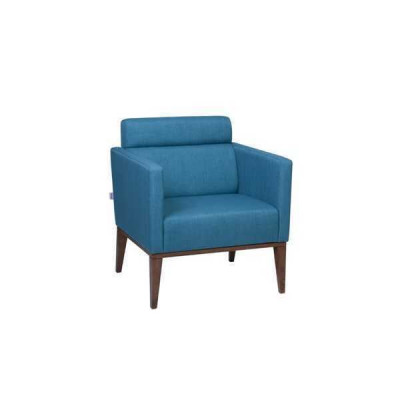 Fauteuil relax bleu Salón 1 place Canapé Rembourrage Fauteuil de club de luxe