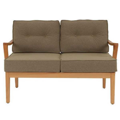 Banc gris Salle à manger moderne Pouf Textile Mobilier de siège de luxe Design