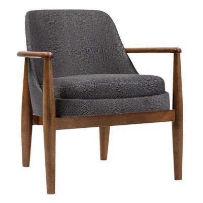 Chaise moderne grise, fauteuils design pour salon, rembourrage, une place