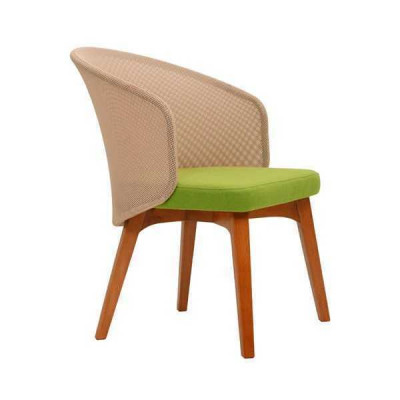 Chaise de salle à manger bicolore design moderne chaise en bois de luxe une place