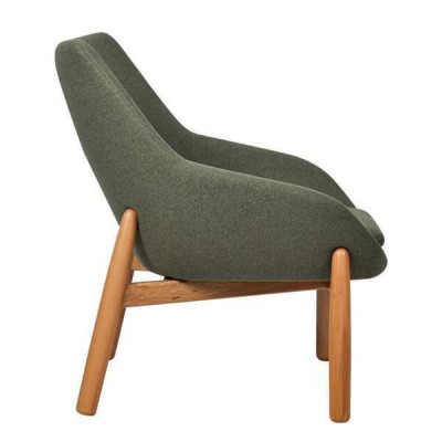 Chaise de salle à manger verte Chaises de salon Chaise design monoplace pieds en bois