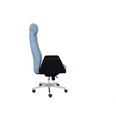 Chaise de bureau bleu-noir de luxe Chaise pivotante Chaise de direction Chaises de designer