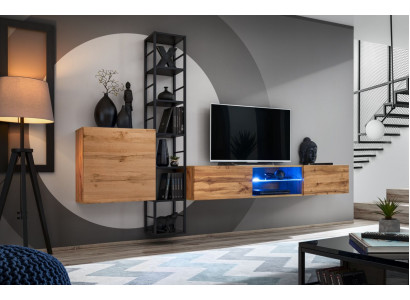 Étagères murales Unité murale Armoire murale Étagère Design TV buffet bas Bahut de luxe neuf