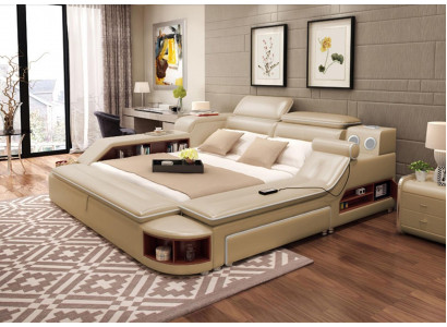 Multifunktionsbett Moderne Hotelbetten Doppelbett USB Sound 180x200