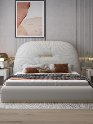 Hôtel de luxe Lit Blanc Chambre à coucher Lits Anglais 180x200cm neuf