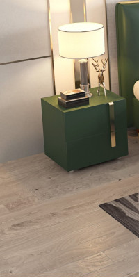 Table de chevet Consoles Nuit vert Tables Côté Chambre Table de chevet consoles