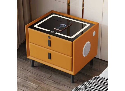 Table intelligente Smart avec tiroir de chargement dans la zone intérieure de votre chambre.