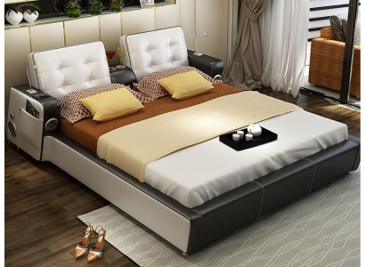 Lit multifonction Lit Double Lit Moderne Cadre de Lit Lits 180 x 200 cm