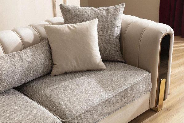 Ensemble de canapés modernes avec canapé trois places fauteuil ensemble luxueux canapés tissu meubles de luxe