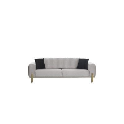 Canapé trois places blanc moderne Canapé Meubles rembourrés Mobilier de salon neuf