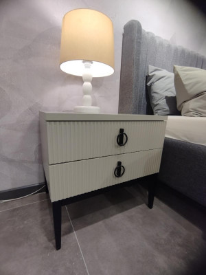 Table de chevet de luxe pour chambre 2x Tables de chevet élégantes pour chambre 2x