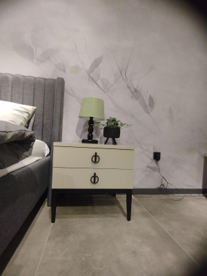 Table de chevet de luxe pour chambre 2x Tables de chevet élégantes pour chambre 2x