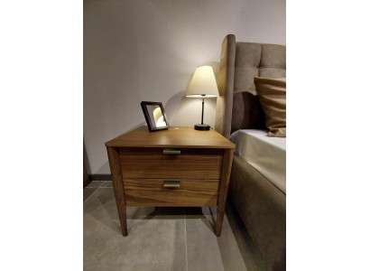 Table de chevet de chambre de luxe Table de chevet style Art déco en bois nouvel hôtel
