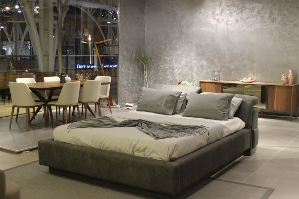 Conception de lit Lit double Lits de luxe Rembourrage Mobilier de chambre nouveau