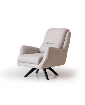 Fauteuil blanc moderne Salon Siège Mobilier Textile Design de luxe Mobilier Lounge Club