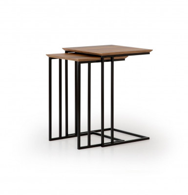 Salon 2x Table d'appoint Design de table Mobilier de luxe Ameublement moderne