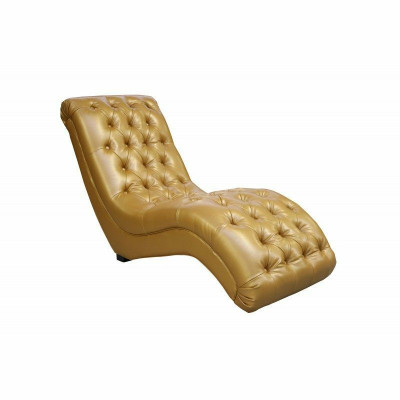 Chesterfield Chaise Longue Canapé Long Chair Club Décoratif Relax Chauffeuse en Cuir